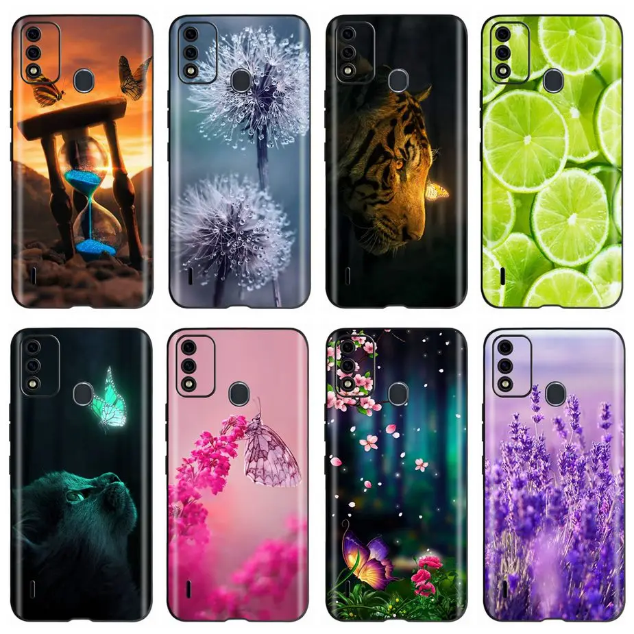 For-ITEL-A48-Case-Stylish-Painted-Fundas-Soft-Silicone-Matte-Cover ...