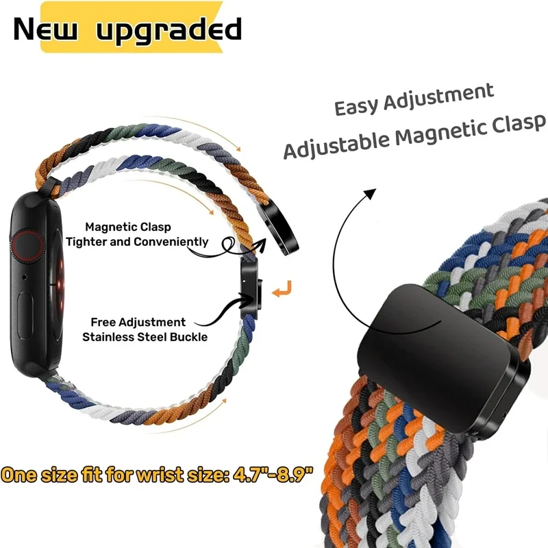 Braided Magnetic Bracelet Strap