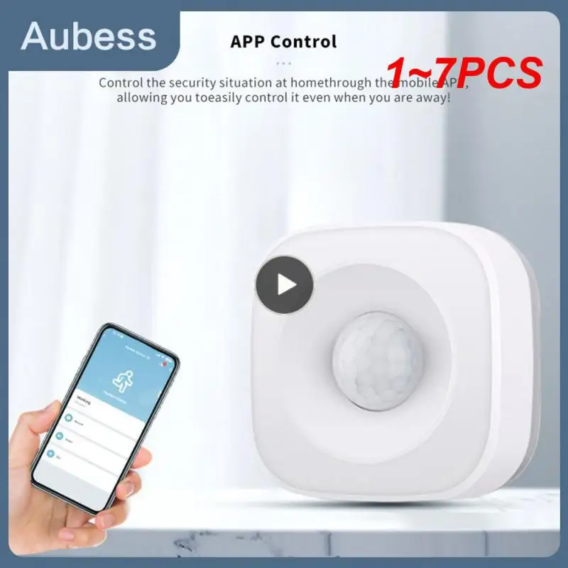 

1~7PCS Tuya Alexa ZigBee Motion PIR Sensor Detector Smart Life APP Human Body Movement Wireless Security System Works With