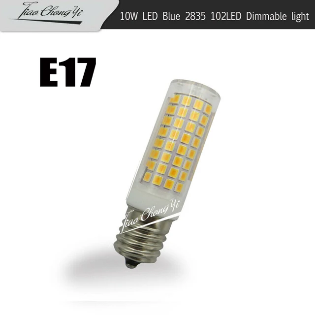 welvaart dubbellaag Graan 10W LED Bulb G9 E11 E12 E14 E17 BA15D 110V 220V 102LED 2835 Highlight  Ceramic Light dimmable LED Bulb