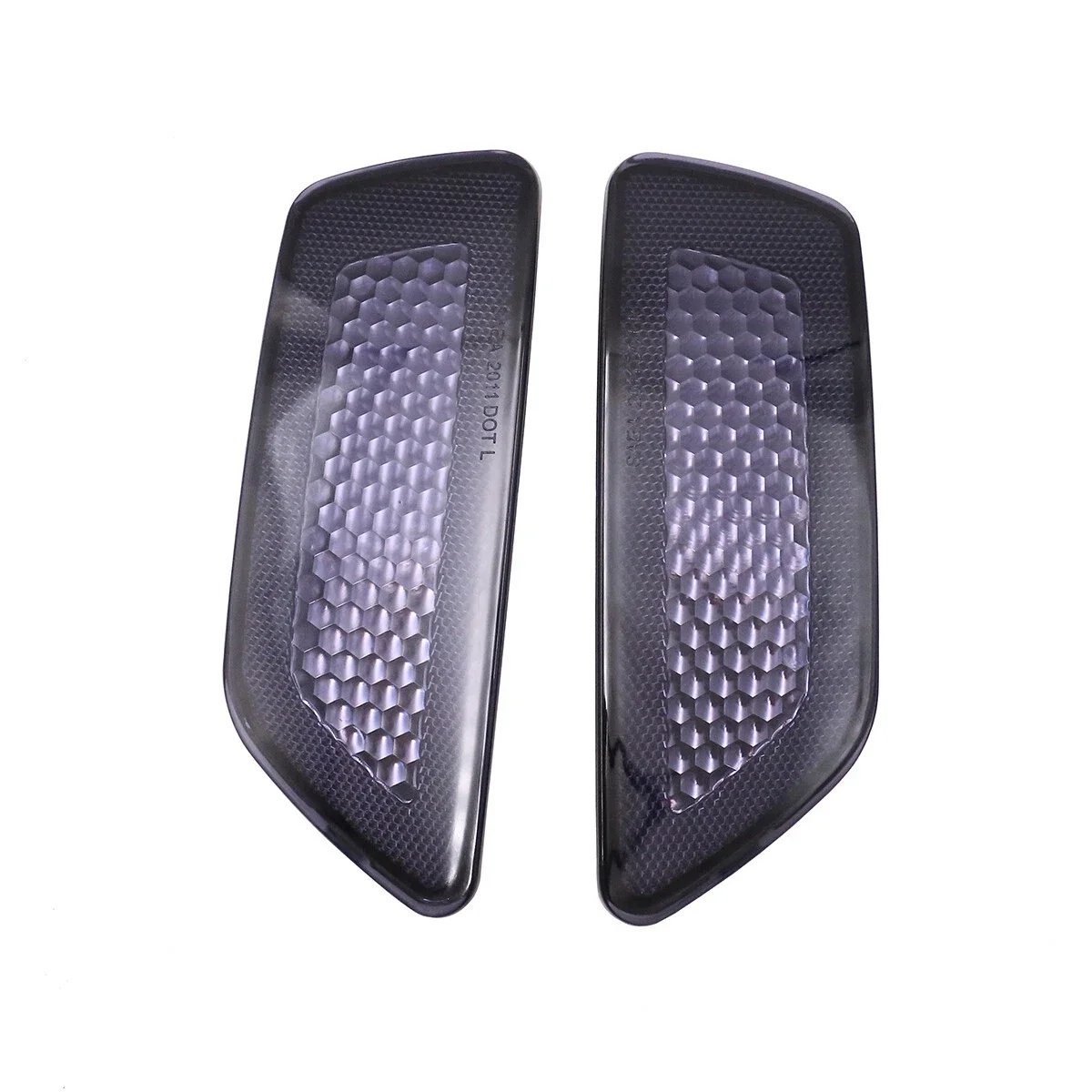 Jeep Grand Cherokee Compass Dodge 2011-2016 용 2pcs x 연기 렌즈 후면 범퍼 반사판