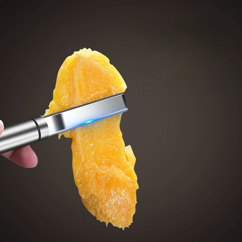 Fruit Knife Peeling Knife Kitchen Gadget Multifunctional Meat Remover Stainless Steel Mango Quick Corer Pineapple Corer Cooking