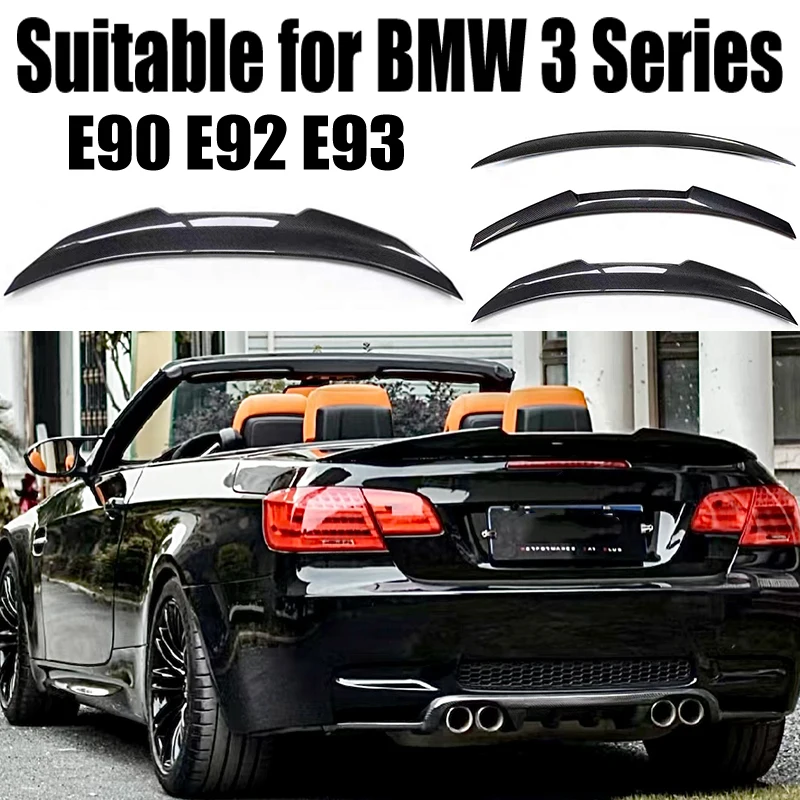 

Suitable for BMW 3 Series E93 Carbon Fiber M4 MP PSM Style Roof Spoiler Luggage Wing Tail Kit