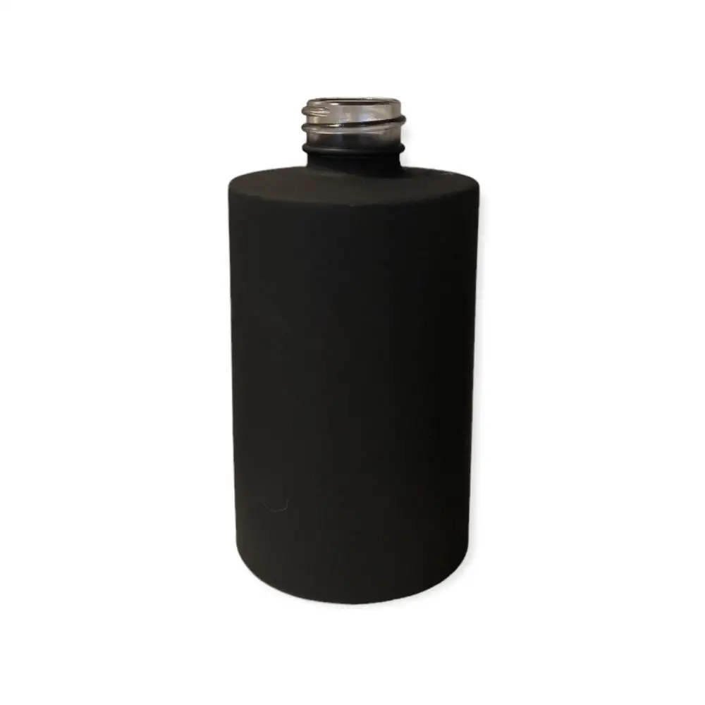 VIDRO CILINDRICO 250ML PRETO FOSCO (S/ VALVULA)