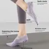 Anti-Slip Yoga Socks for Women - Breathable Backless Grip Socks for Ballet, Pilates, Barre & Dance Non-Skid Sports Socks 4