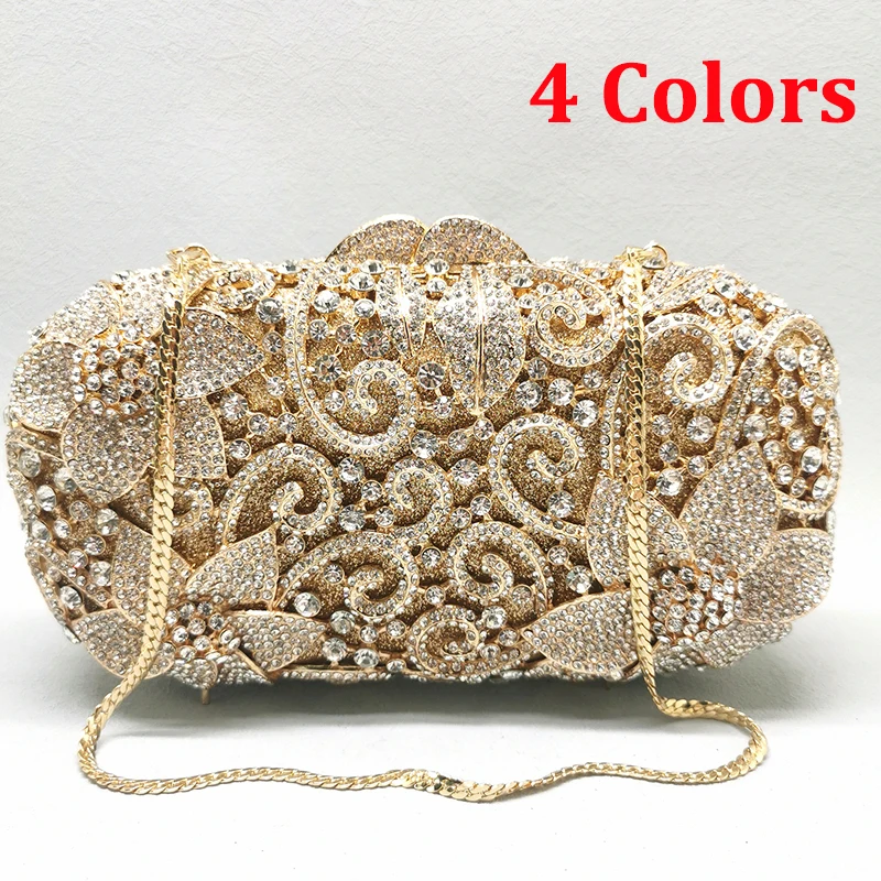 Mulian LilY Floral Ivory Wedding Clutch Bags For Women Lace Evening Clutch  Purses M815: Handbags: Amazon.com