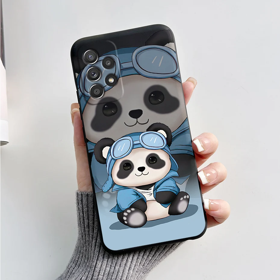 Cute Panda Shockproof Soft TPU Phone Case