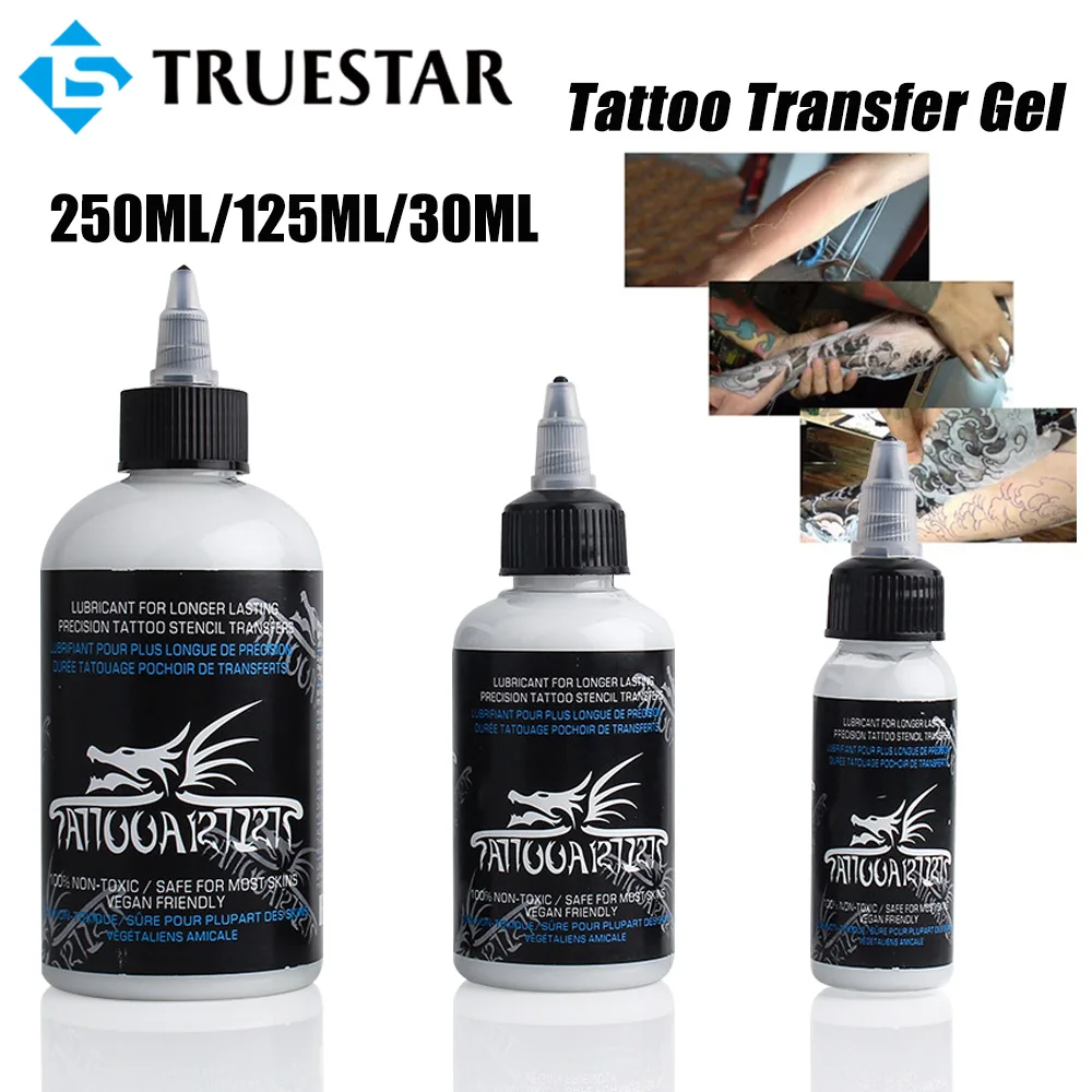 

250/125/30ML Tattoo Stencil Magic Gel Tattoo Transfer Stuff Solution Thermal Copier Cream Longer Lasting Tattoo Body Art Supply