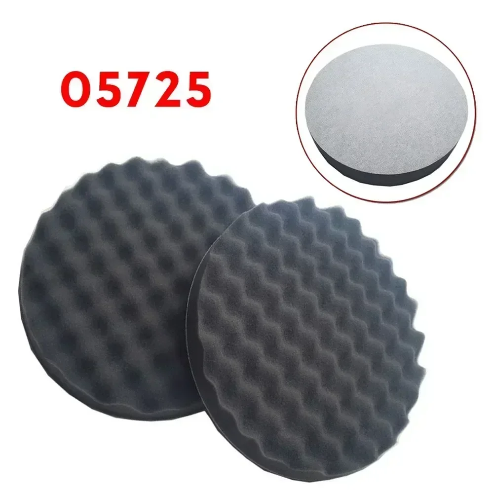 Replacement Foam Polishing Pad Tool 05725 8 Inch Auto Car Compounding Round Single Sided Supplies Durable 2Pcs car polishing pad car polish pad car polishing sponge