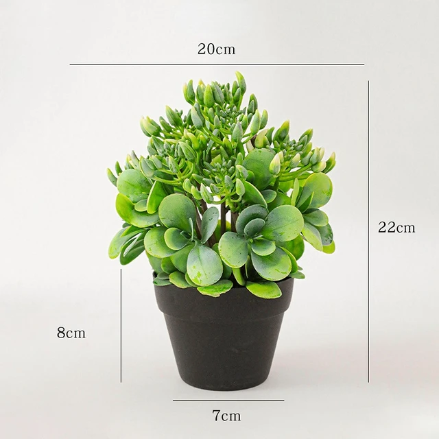 Mesterséges Zöld Zamatos Növények Hamis Bonsai Edényekkel Dekoratív Asztali Dekorációs Kerti Edények És Ültetvények - Image 4