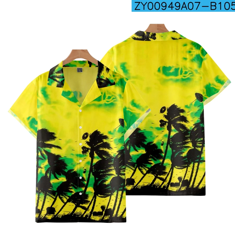 Camicia Hawaiana Personalizzata Con Foto - Uomo Donna, Poliestere, Maniche Corte, Stampa Tropicale - Foto 5