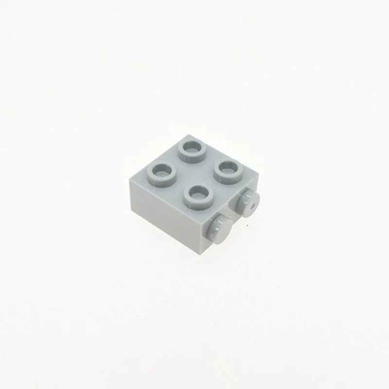 MOC 브릭 부품 22885 브릭 수정 1x2x1 2/3, 스터드 포함, 1 면 클래식 조각 빌딩 블록 장난감 액세서리
