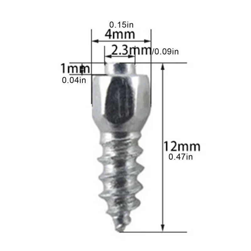 Wheel Tyre Studs Motorcycle Fastener Kit 1-50pcs Car Winter Anti-Slip Screws Nails Tools Universal Auto Motorcycle Bike Shoe Anti Skid Snow Spikes Studs Screws