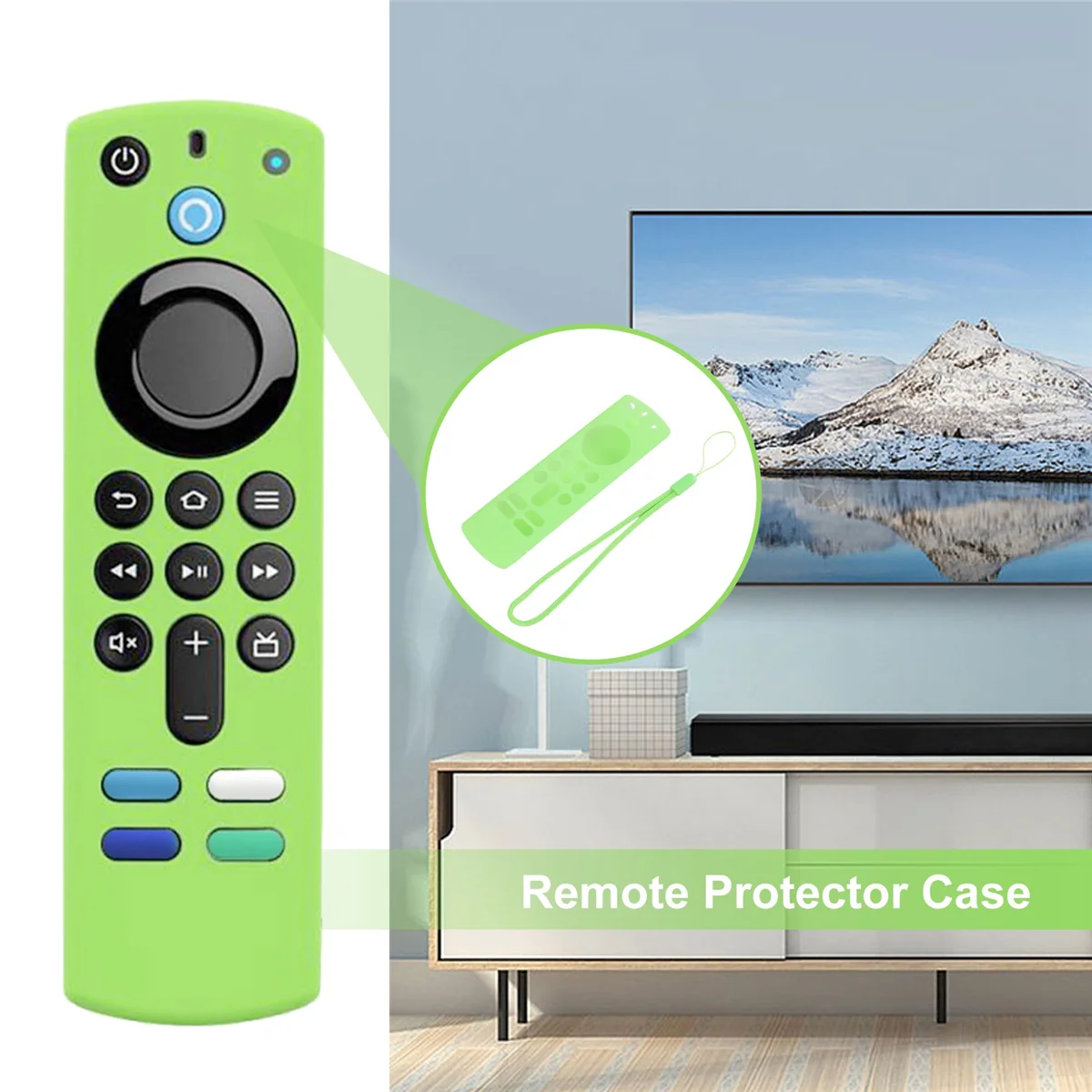 Silicone Remote Control Cover for Fire TV Stick 4K 3Rd Gen 3Rd Generation Anti-Slip Remote Protector Case silicone remote case silicone remote cover silicone remote sleeve remote controller cover silicone case protector