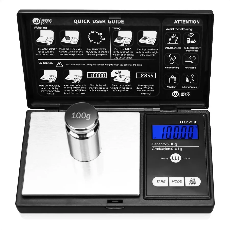 200g Digital Pocket Scale for Food and Jewelry