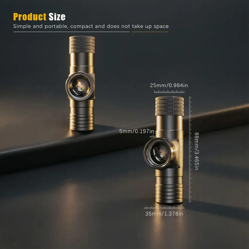 배터리 없음 1*LED 헤드램프 센서 헤드라이트 USB Type-C 18650 마그네틱 테일 헤드 토치 캠핑 사냥 낚시 램프 줌이 가능한 조명