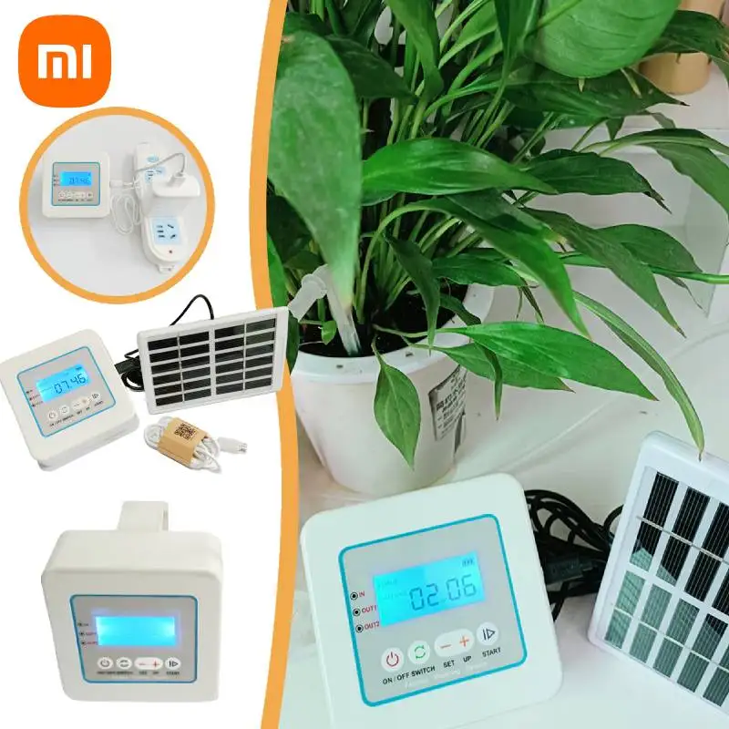 

Xiaomi Sprinkler Timer Smart Dual Water Timer Garden Farm Irrigation Controller Programmable Irrigation Timed Watering Valve