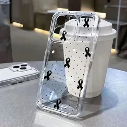 Elegant Small Polka Dot Bow Mobile Phone Case for POCO M4 Pro 4G (S22376)