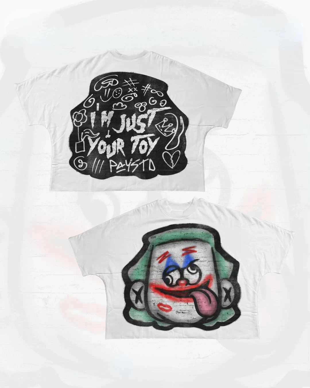 thumbnail image 1 of Camisetas estampadas de gran tamaño para hombres y mujeres, Tops de algodón de manga corta, ropa de calle gótica Retro, Hip Hop, Punk, Y2k, 1 of 5