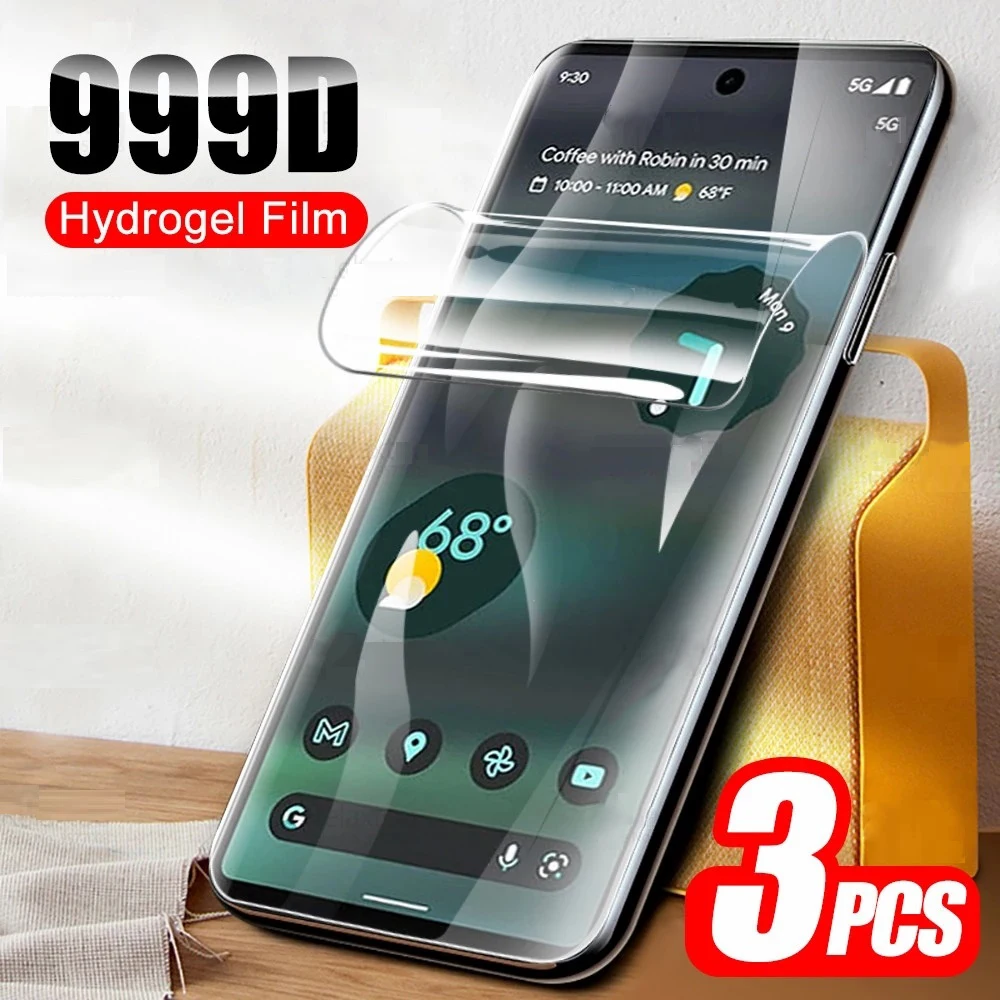 3Pcshydrogel Film Per Google Pixel 7 Pro Pixel6 6 Pro Pixel 7 8Pro Screen Protector