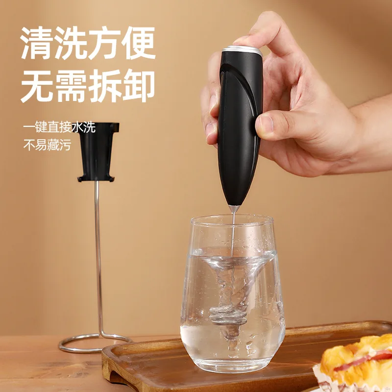 AA 사이즈 배터리 사용 전동 우유 거품기, 전동 우유 커피 믹서, 계란 거품기, 크림 거품기, 블렌더