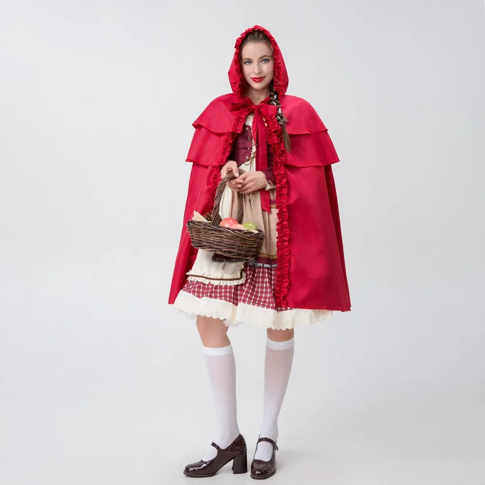 Halloween Cosplay little red riding hood adult drama stage costume