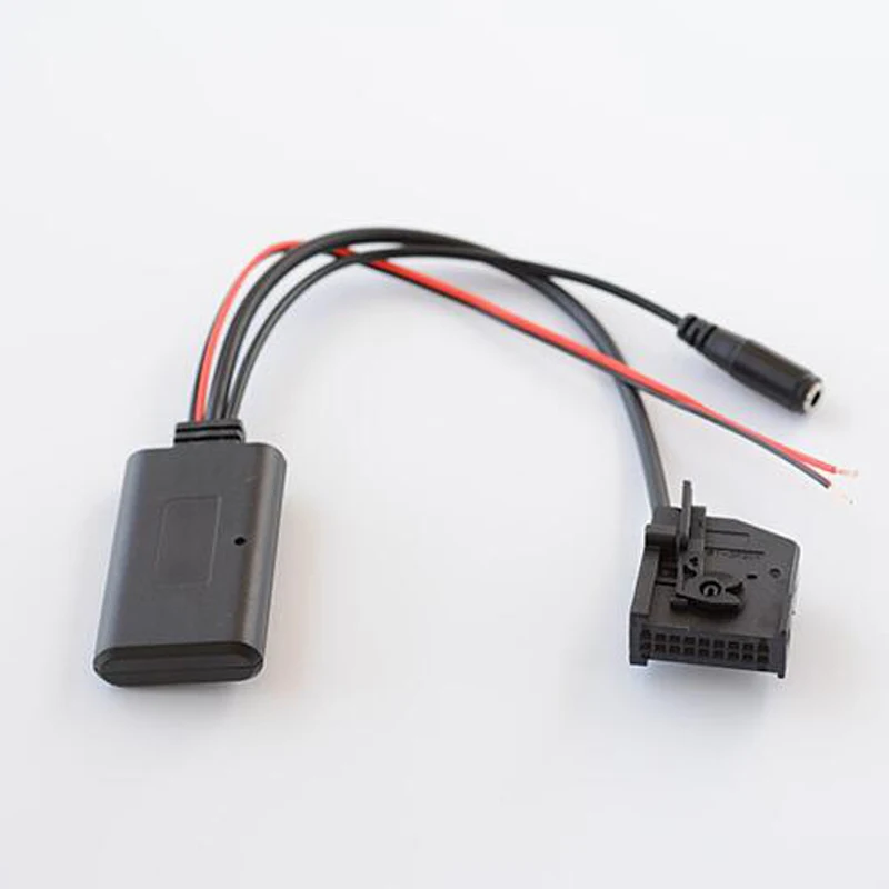 Biurlink 자동차 블루투스 음악 수신기 Aux 어댑터 메르세데스 벤츠 Comand 2.0 APS W203 W209 W211 용 마이크 핸즈프리 케이블 호출