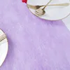 28X500CM Disposable Non-woven Fabric Table Runner ,Candy Color Sheer Dining Table Decoration For Wedding Party Banquet 4
