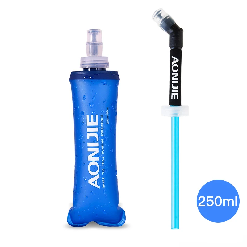 250ml 500ml Soft Flask Folding Water Bottle 2