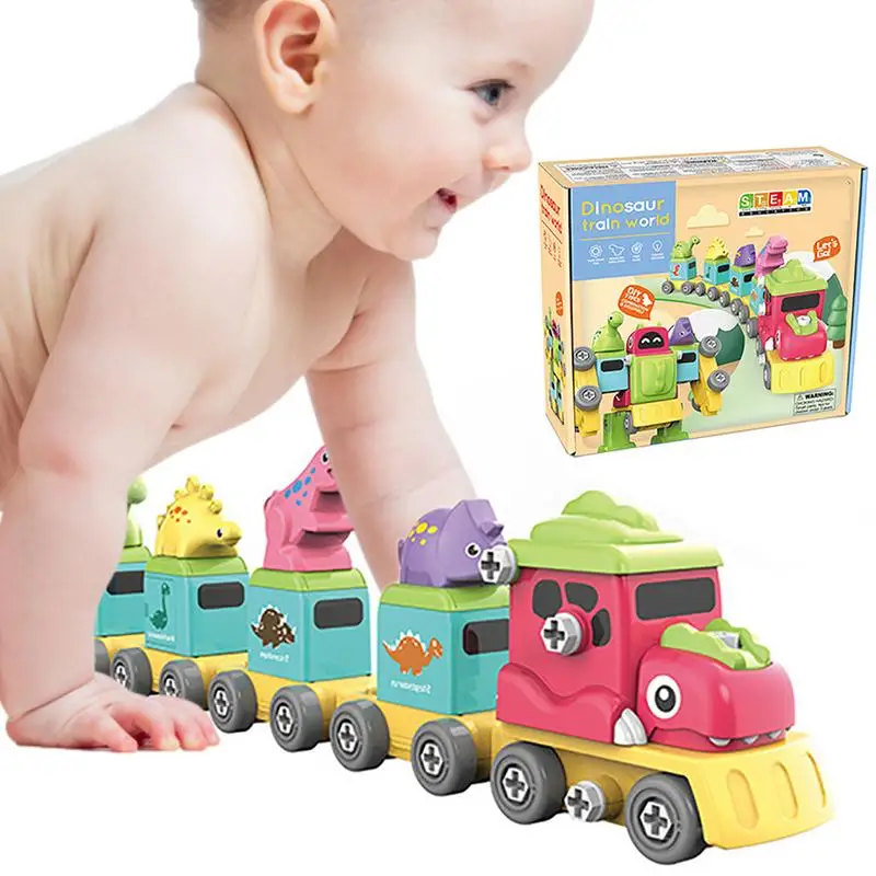 

Take Apart Robot Toys 5 In 1 Dinosaur Train Robot Toys For Kids Building Toys Vehicle Set For Kids Birthday Gift For Preschool