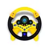 Cute Children Steering Wheel Toy with Light Simulation Driving Sound Music funny Educational Baby Electronic Travel kids toys 5