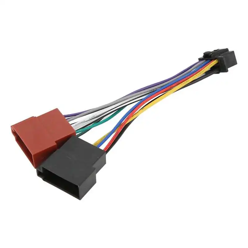 ISO Radio Harness Adapter Radio ISO Harness Connector Easy Install Stereo Replacement