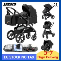 Poussette bébé 3 en 1, poussette à quatre roues, voiture bébé 2 en 1, poussettes légères, poussettes multifonctions, landau, poussette 1