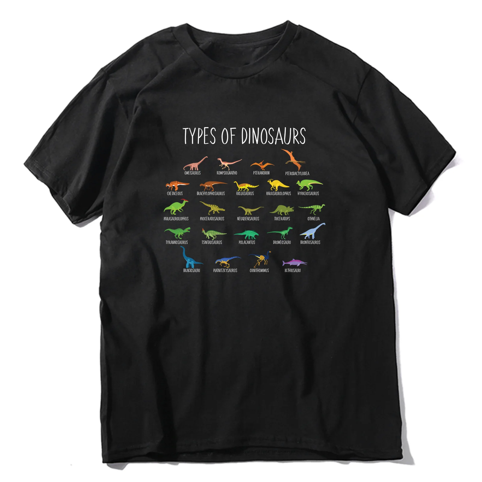 

Funny Type Of Dinosaurs T Shirt Men Clothing Graphic Short Sleeve Tee Harajuku Oversized T Shirt Mens Top Fashion Streetwear