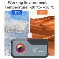HT-203U-i Thermal Camera 512x384 Super Resolution 256X192 Thermal Imaging Camera for Mobile Phone -20°C~550°C Hotspot Tracking 4