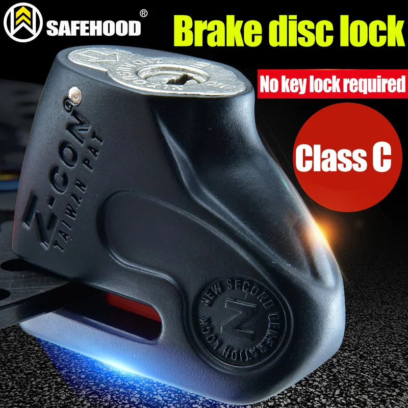 Fearless disc brake lock motorcycle lock electric car anti theft lock