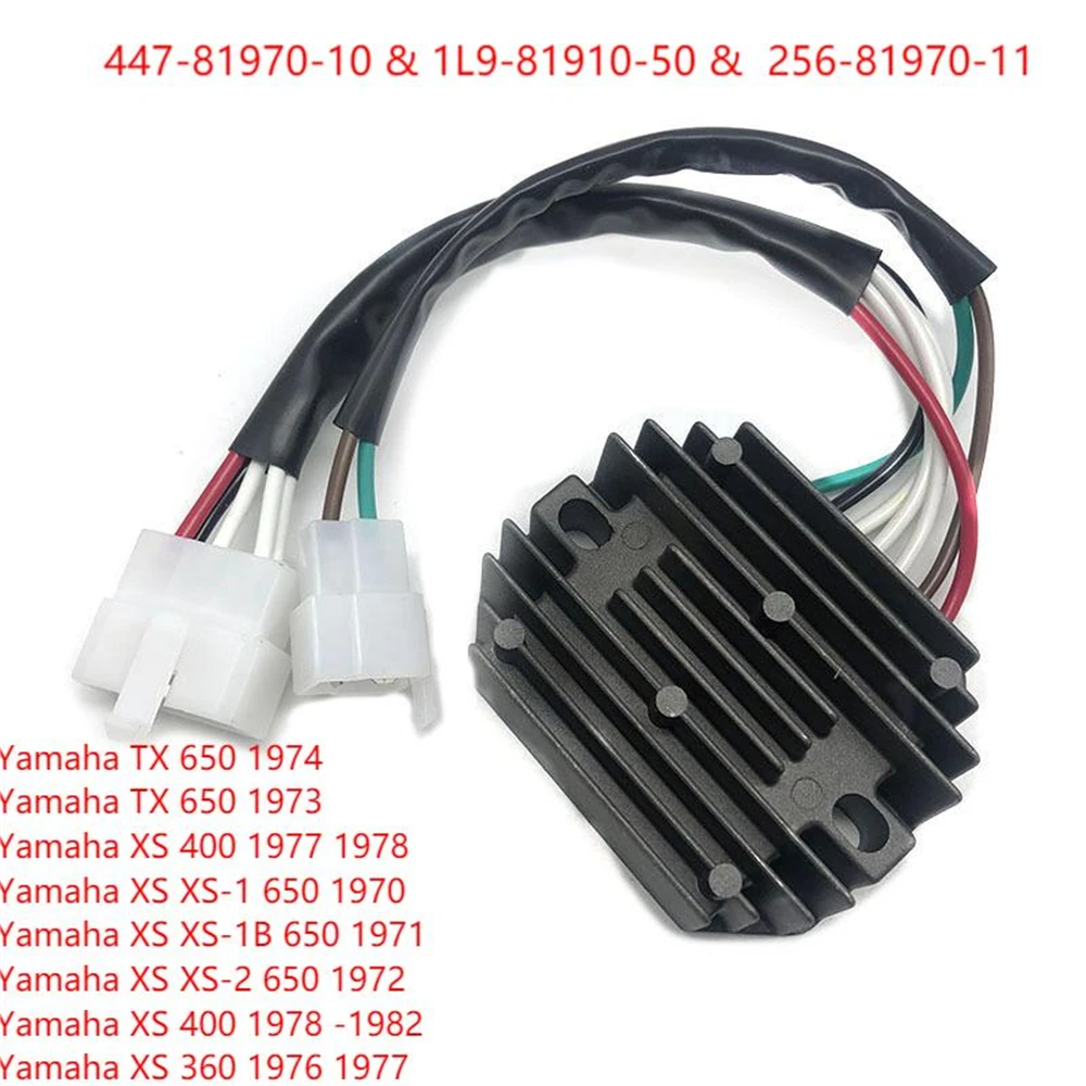 

Выпрямитель регулятора напряжения двигателя для Yamaha TX XS XS-1 650 XS400 XS360 447-81970-10 & 1L9-81910-50 & 256-81970-11