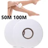 1 Roll 50m 100m Nonwoven Wax Strips For Hair Removal Body Cloth Hair Remove Wax Paper Rolls Hair Removal Epilator High Quality 3
