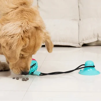 ⁦Silicone Suction-Cup Treat Ball for Dogs⁩ - الصورة ⁦2⁩