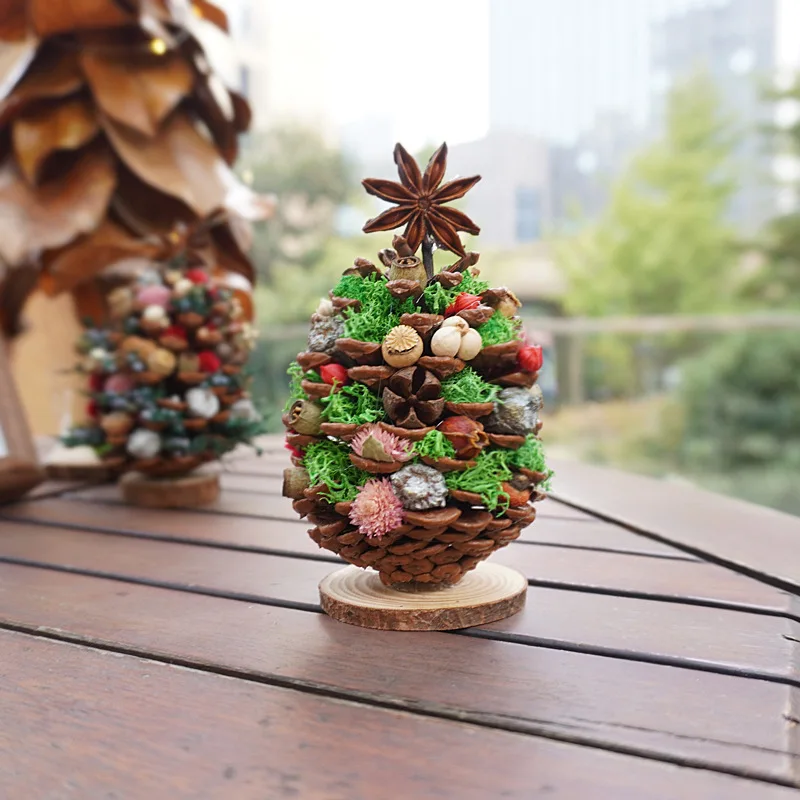 Cone Christmas Tree Decorations  Cone Tree Diy Christmas Decor - Tree  Craft White - Aliexpress