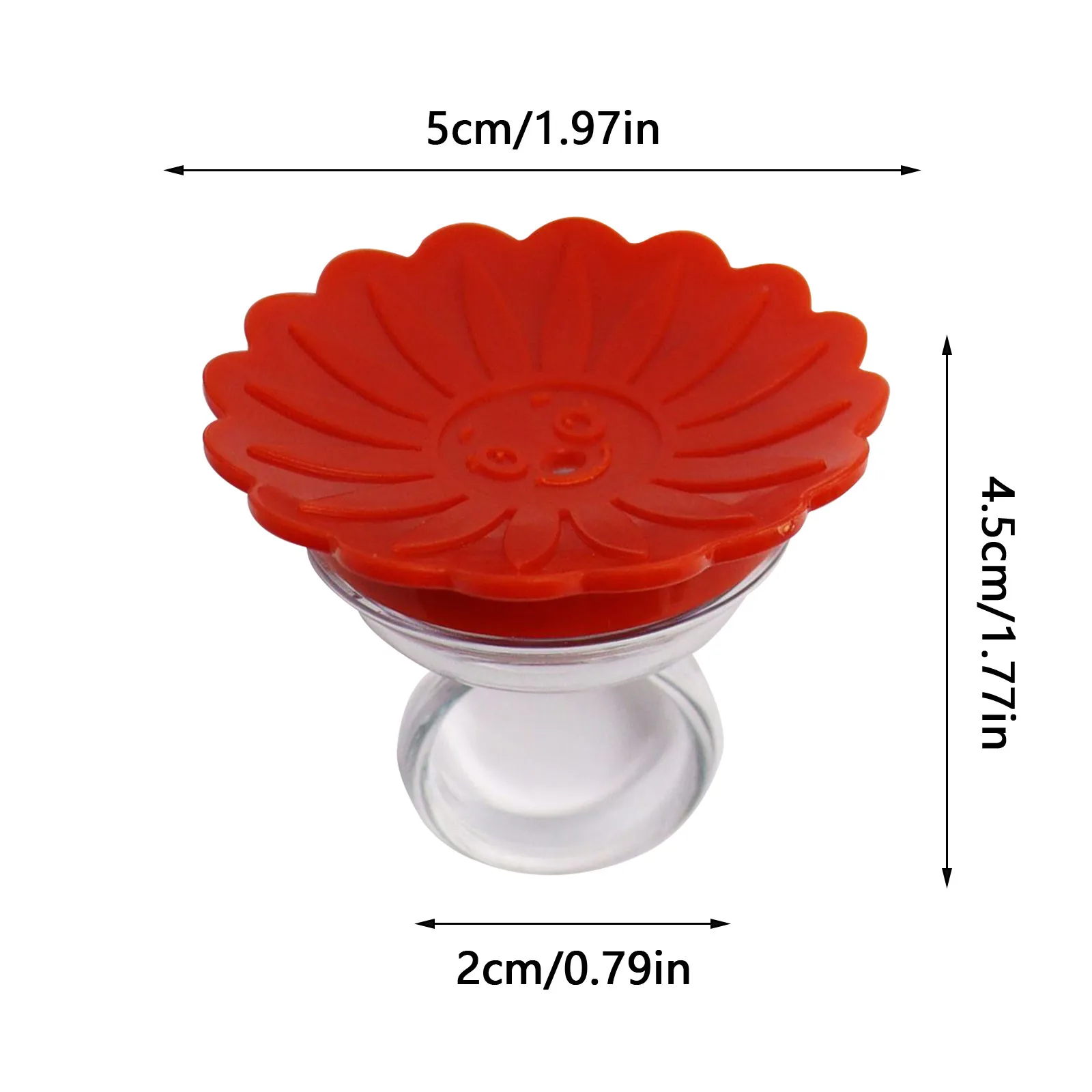 1/2PCS Flower Hummingbird Ring Feeders Outdoors Bird Feeders Garden Backyard Pet Bird Yard Feed Drink Supplies