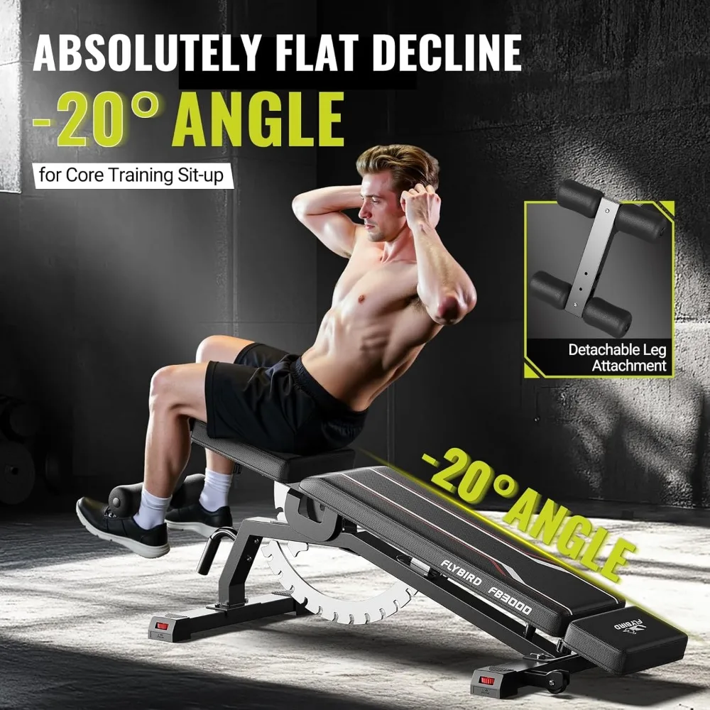 Foldable Strength Training Bench 4