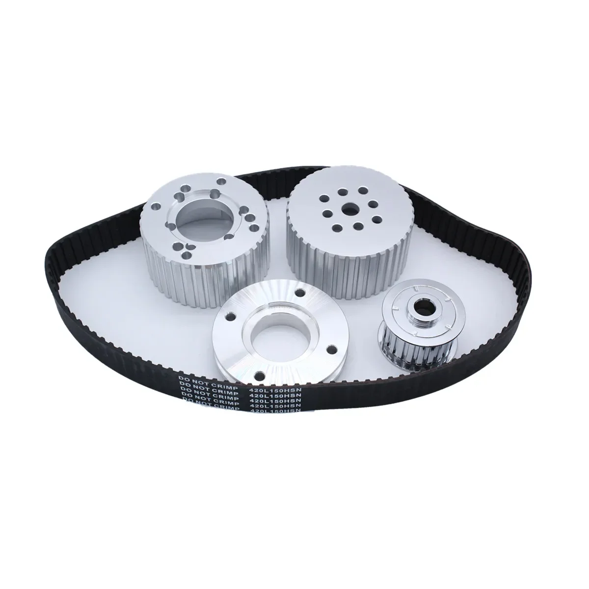 Holden 253 308 304 420 V8 Silver Belt Drive Kit with Power Steer Pulley 12v 50w 6n m engine of steer direct drive motor for farming agriculture automatic guiding system