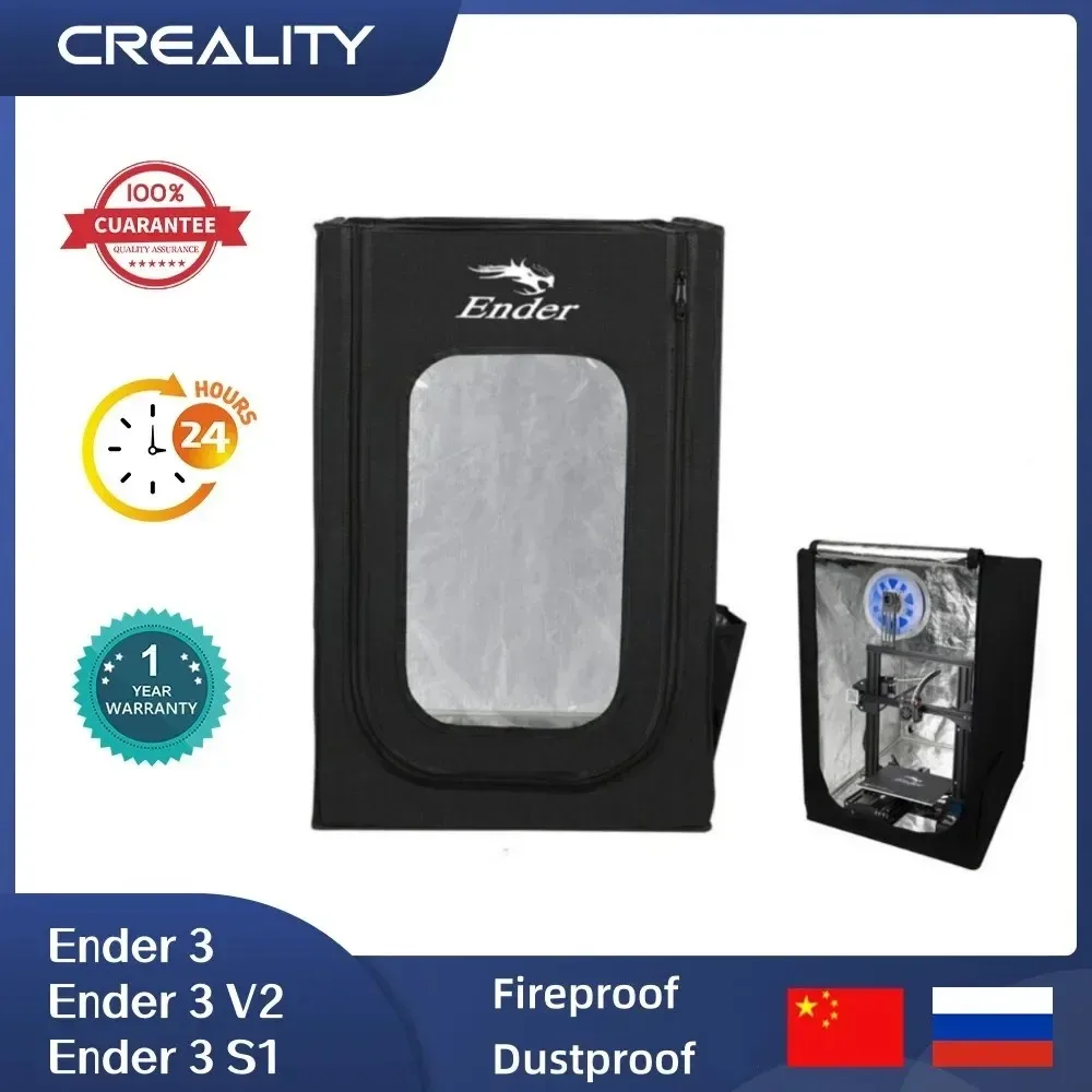 Creality Ender3 3D 프린터 인클로저, 내화성 방진 항온 프린터 다기능 커버, Ender 3 S1 V2 