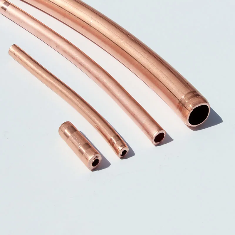 1 メートル軟銅管コイル T2 銅シームレス丸パイプチューブ冷蔵庫