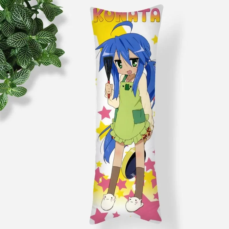 Custom Lucky Star Anime Pillowcase Printed Satin Fabric Pillow