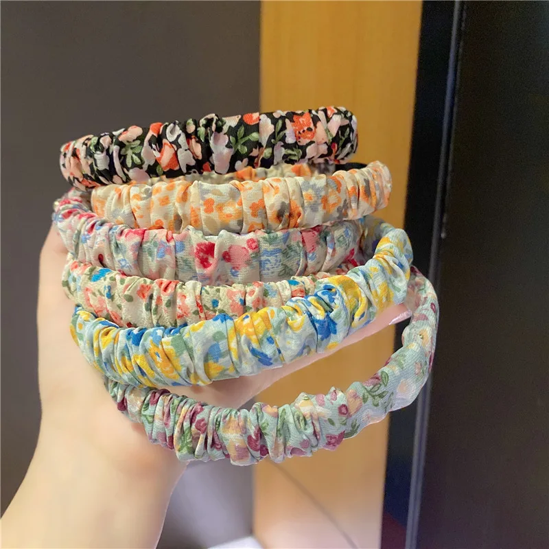 

Fashion Flower Knotted Headband Women Hairband Cute Little Flowers Hair Hoop For Women Girls Hair Accessories 2022 New Headwear