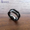 Factory Direct Price 4mm 6mm 8mm Tungsten Empty Ring Inlay Style Blanks 2.0/3.0/4.0 Grooves Domed Polished Finish 4