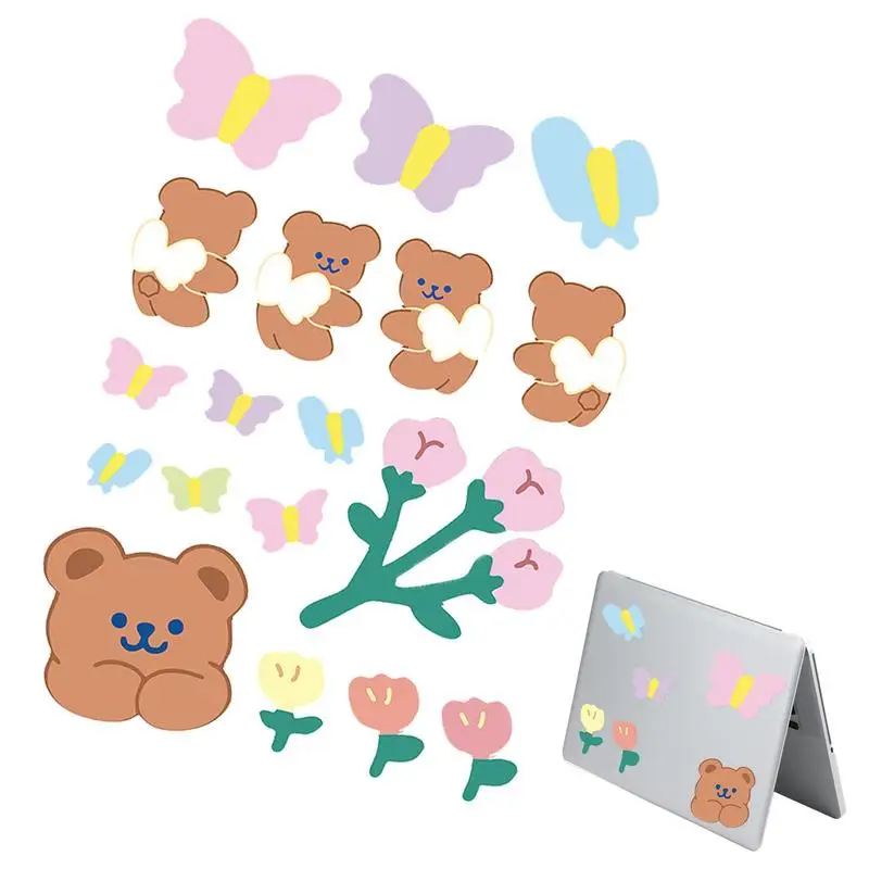 

Cute Flower Sticker Hawaii Colorful Flower Kids Room Flower Shop Wall Sticker Motorcycle Refrigerator Helmet Laptop Mug Decal