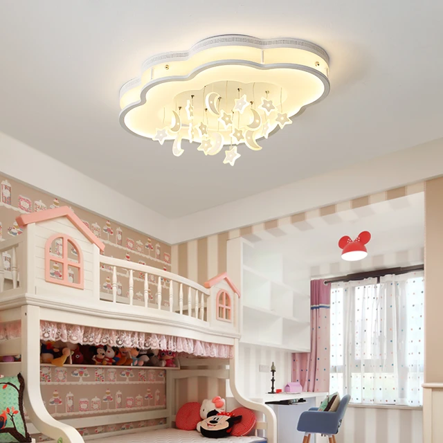 Children Led Ceiling Light Star Moon  Star Ceiling Lights Kids - Round Led  Ceiling - Aliexpress